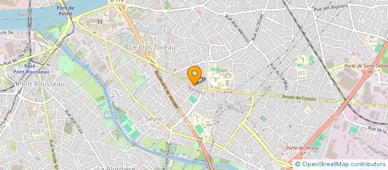localisation de l'entreprise CONFORTIA à NANTES