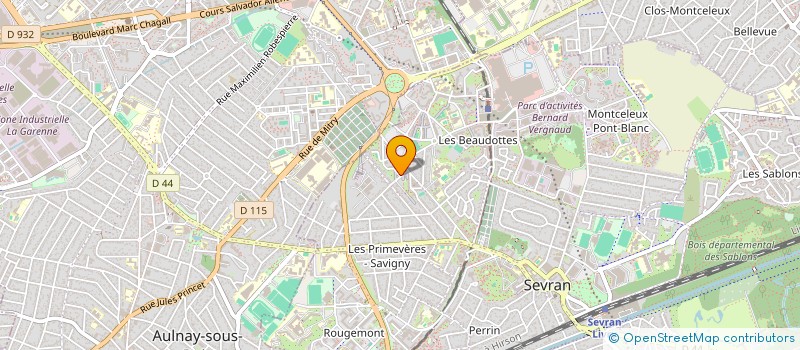 localisation de l'entreprise CONFORTS VTC à SEVRAN