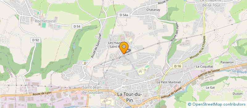 localisation de l'entreprise CONFOSERVICE  LA TOUR-DU-PIN