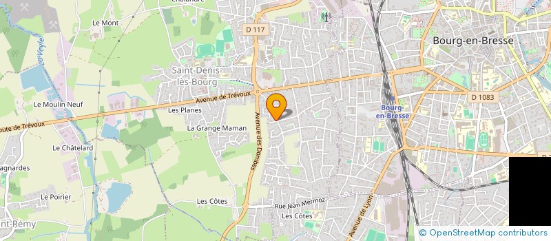 localisation de l'entreprise CONFRANCON à SAINT-DENIS-LES-BOURG