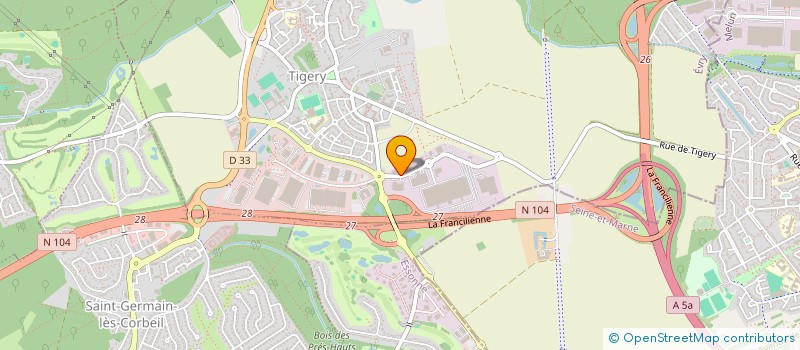 localisation de l'entreprise CONFRASILVAS BATIMENT SAS à TIGERY