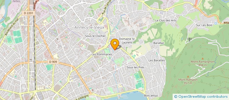 localisation de l'entreprise CONFRERIE ANCILEVIENNE DU GOUTE ANDOUILLE GOUTE ANDOUILLETTE à ANNECY