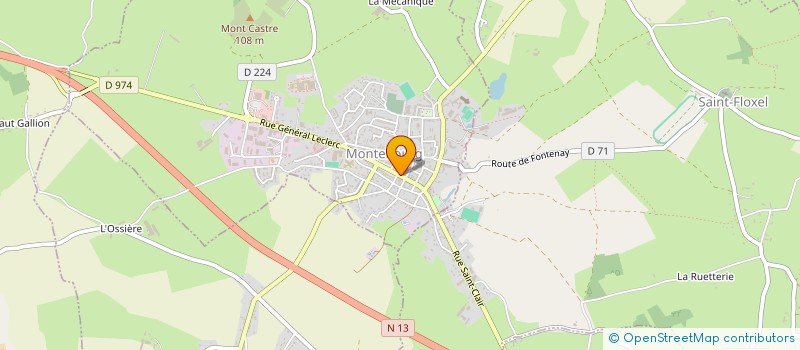 localisation de l'entreprise CONFRERIE CASSINE DES CHEVALIERS DE SAINT JACQUES  MONTEBOURG