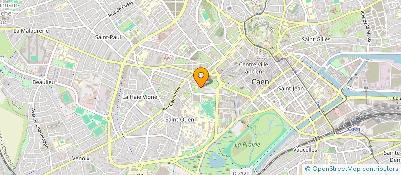 localisation de l'entreprise CONFRERIE DE GASTRONOMIE NORMANDE LA TRIPIERE D OR à CAEN