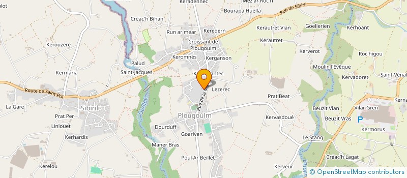 localisation de l'entreprise CONFRERIE DE L'ARTICHAUT  SAINT-POL-DE-LEON