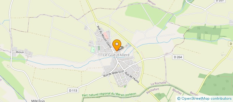 localisation de l'entreprise CONFRERIE DE LA CAGOUILLE  SAINT SAUVEUR D'AUNIS