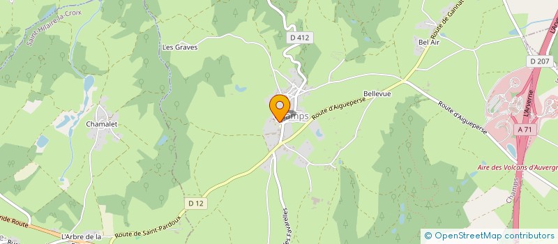 localisation de l'entreprise CONFRERIE DE LA GRANDE TRIPERIE DES COMBRAILLES  SAINT-PARDOUX