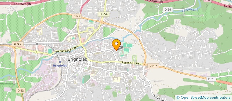 localisation de l'entreprise CONFRERIE DE LA PISTOLE  BRIGNOLES