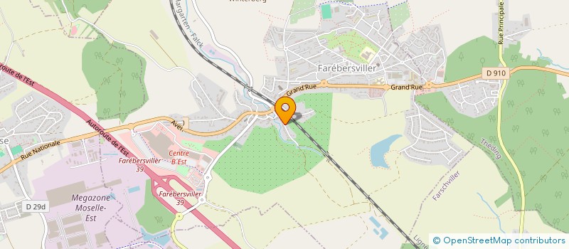 localisation de l'entreprise CONFRERIE DE LA PRUNE ET DE LA QUETSCHE LORRAINES  FAREBERSVILLER