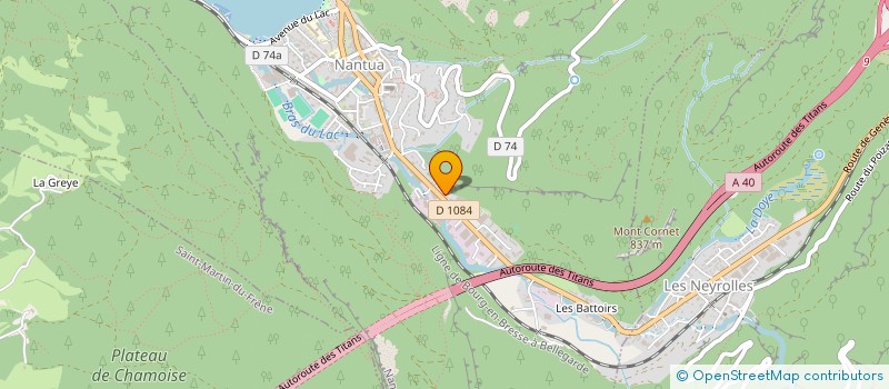 localisation de l'entreprise CONFRERIE DE LA QUENELLE SAUCE NANTUA  NANTUA