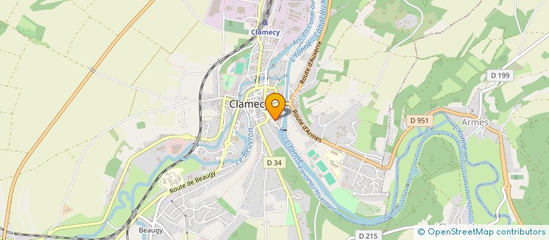 localisation de l'entreprise CONFRERIE DE SAINT ELOI à CLAMECY