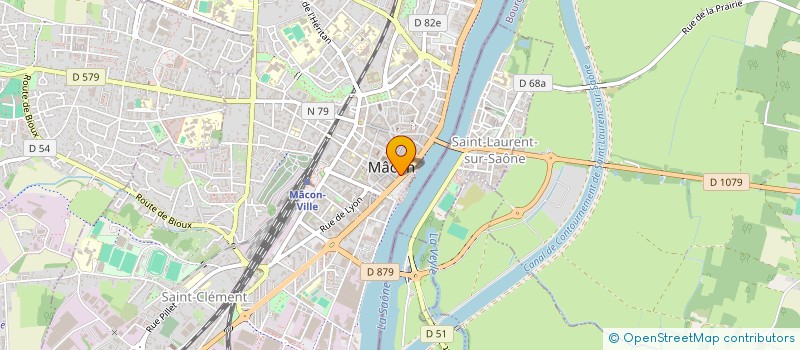 localisation de l'entreprise CONFRERIE DE SAINT FIACRE DU CENTRE EST à MACON