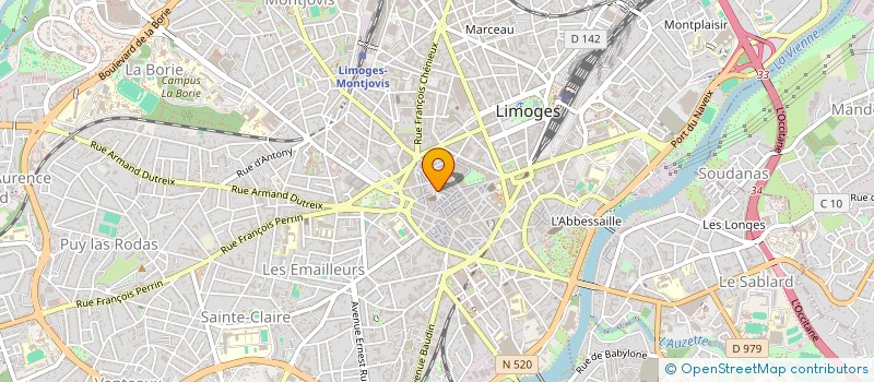 localisation de l'entreprise CONFRERIE DE SAINT LOUP à LIMOGES