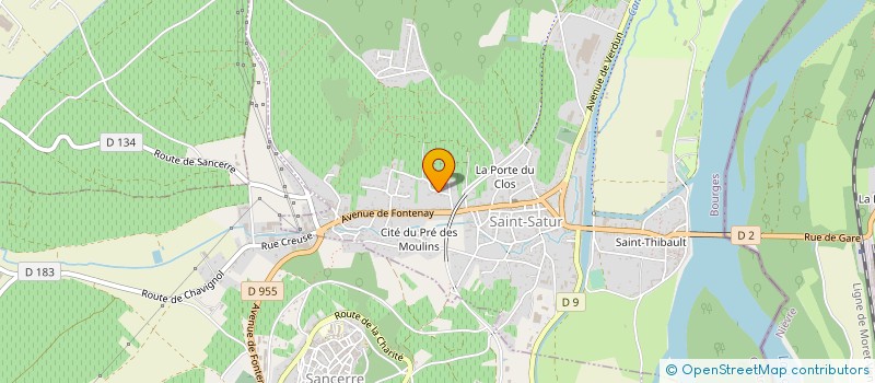 localisation de l'entreprise CONFRERIE DE SAINT ROCH  SAINT-SATUR