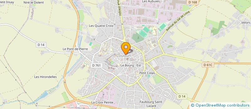 localisation de l'entreprise CONFRERIE DES AMANDIERS DU LOUDUNAIS  LOUDUN