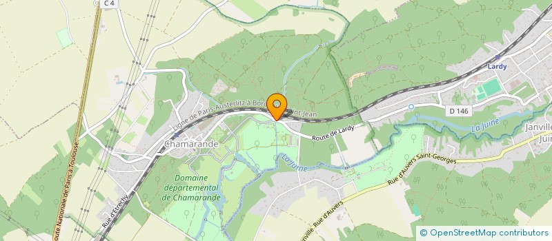 localisation de l'entreprise CONFRERIE DES AMATEURS DE VAPEUR  CHAMARANDE