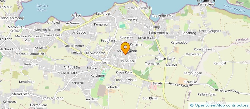 localisation de l'entreprise CONFRERIE DES AMIS DU KIG AR FARZ  LANDEDA