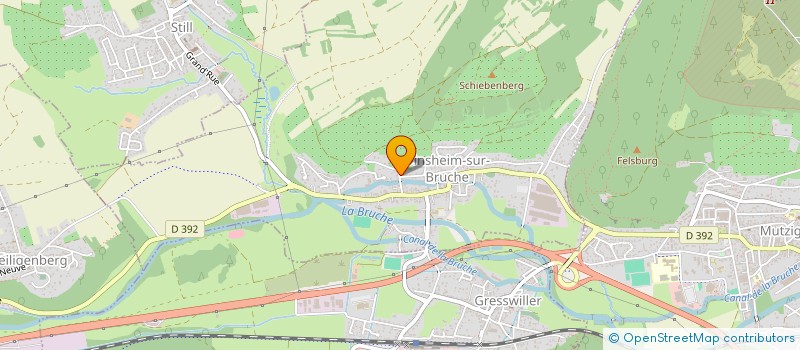 localisation de l'entreprise CONFRERIE DES BIERES D'ALSACE  MOLLKIRCH