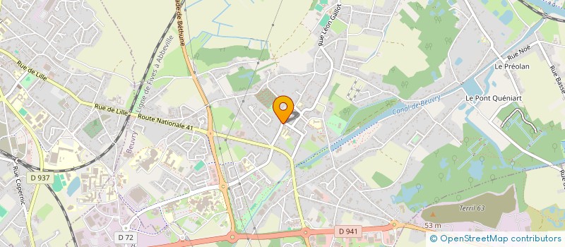 localisation de l'entreprise CONFRERIE DES CHARITABLES DE SAINT-ELOI à BEUVRY