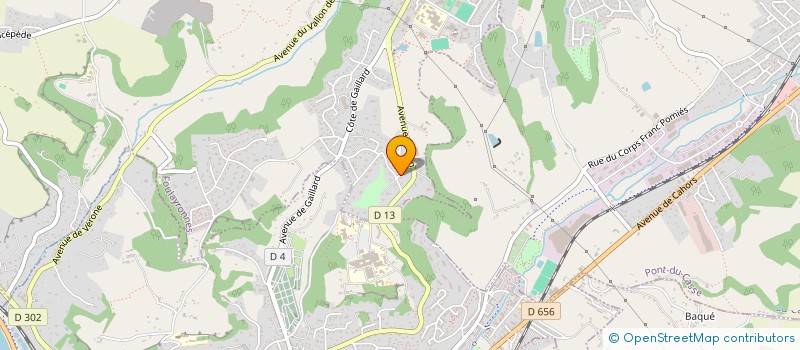 localisation de l'entreprise CONFRERIE DES CHEVALIERS GASCONS DE L'ORDRE DES FINS GRANDGOUSIERS 47  FOULAYRONNES