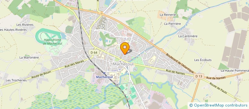 localisation de l'entreprise CONFRERIE DES CHEVALIERS RAISVINS  MACHECOUL-SAINT-MEME