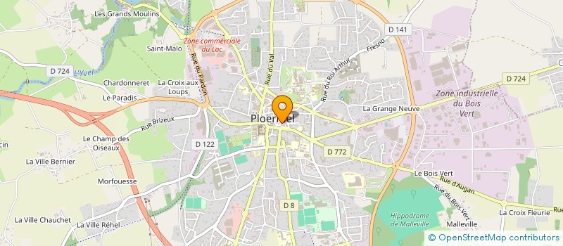 localisation de l'entreprise CONFRERIE DES FESTIVALS DE LA BIERE  PLOERMEL