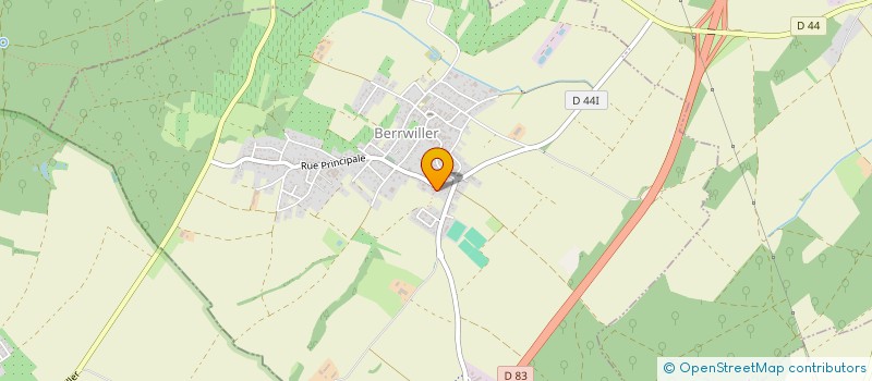 localisation de l'entreprise CONFRERIE DES GOINFRES  BERRWILLER