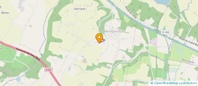 localisation de l'entreprise CONFRERIE DES GRANDS ARCS D'AQUITAINE  MONTPOUILLAN