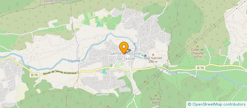 localisation de l'entreprise CONFRERIE DES GUEULES ENFARINEES  FORCALQUEIRET