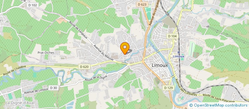 localisation de l'entreprise CONFRERIE DES MOUSQUETAIRES DU RAZES à LIMOUX