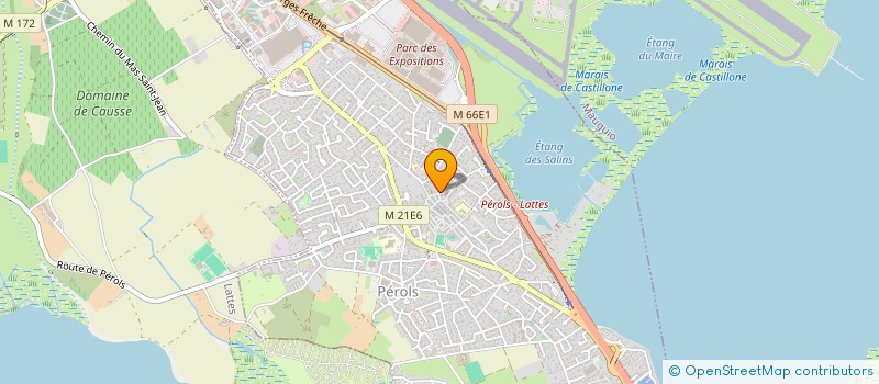 localisation de l'entreprise CONFRERIE DES PENITENTS ET AMIS SAINT SIXTE II à PEROLS