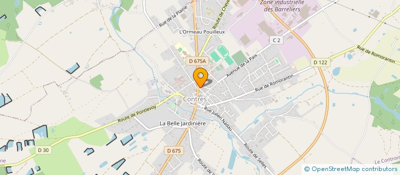 localisation de l'entreprise CONFRERIE DES TASTES CONFITURES DE SOLOGNE  LE CONTROIS-EN-SOLOGNE