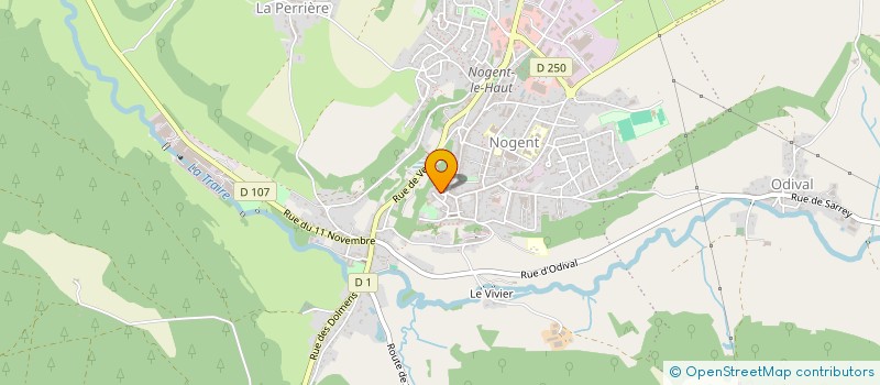 localisation de l'entreprise CONFRERIE DU BASSIN COUTELIER NOGENTAIS à NOGENT