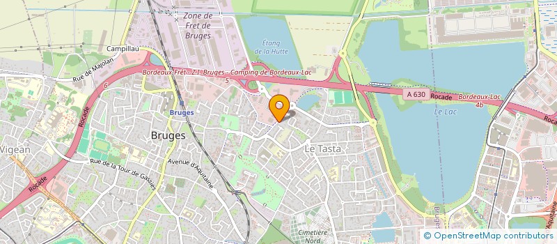 localisation de l'entreprise CONFRERIE DU BOUCHON DE BORDEAUX  BRUGES