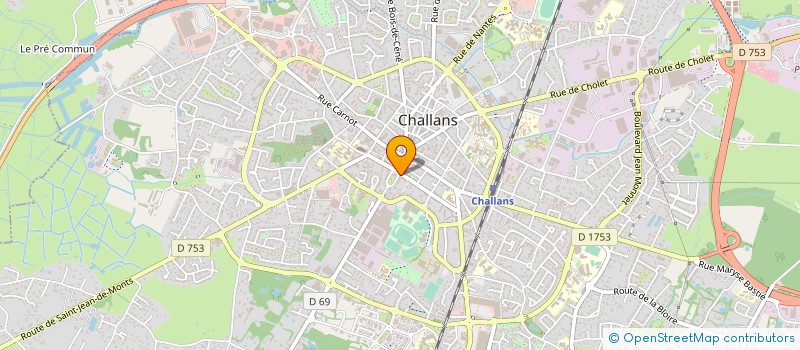 localisation de l'entreprise CONFRERIE DU CANARD PAYS DE CHALLANS à CHALLANS
