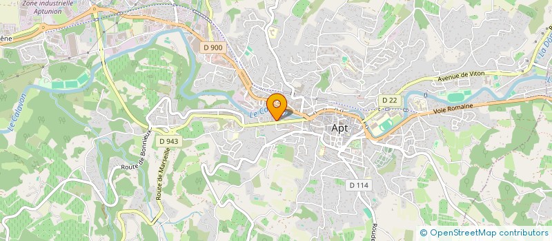 localisation de l'entreprise CONFRERIE DU FRUIT CONFIT D'APT à APT