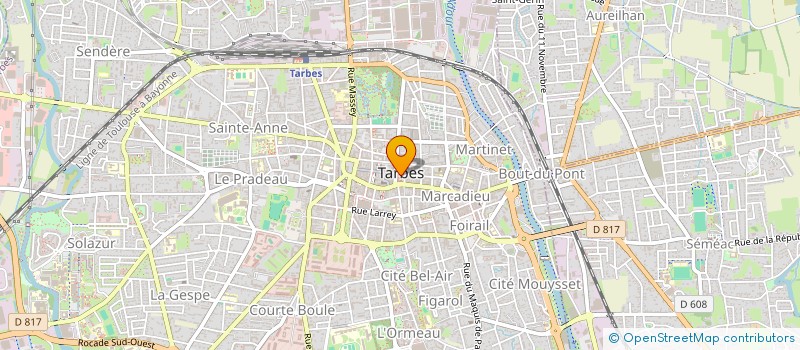 localisation de l'entreprise CONFRERIE DU HARICOT TARBAIS  TARBES