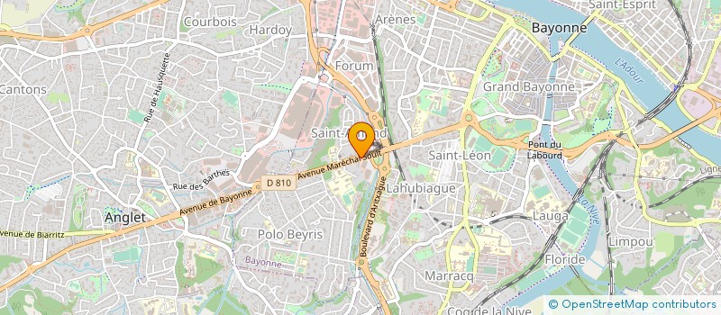 localisation de l'entreprise CONFRERIE DU SIFFLET D'OVALIE à BAYONNE