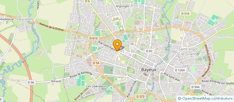 localisation de l'entreprise CONFRERIE GOURMANDE DU COCHON DE BAYEUX  BAYEUX