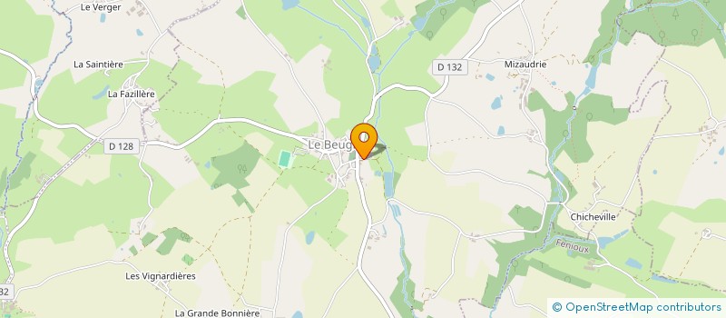 localisation de l'entreprise CONFRERIE LES FLEURONS DE LA GATINE POITEVINE  SECONDIGNY