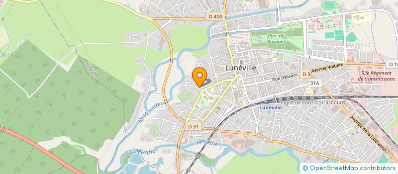 localisation de l'entreprise CONFRERIE SAINT FIACRE  LUNEVILLE