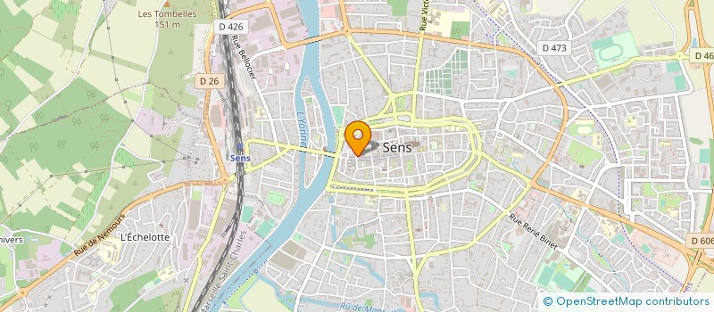 localisation de l'entreprise CONFRERIE SAINT VINCENT DE SENS à SENS