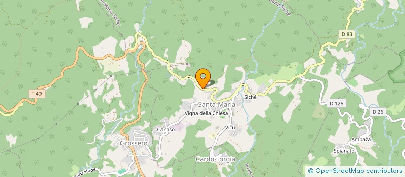 localisation de l'entreprise CONFRERIE SANTA CROCE à FORCIOLO