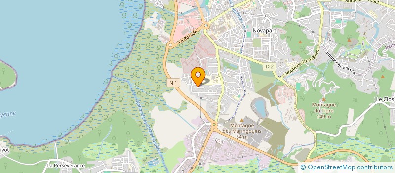 localisation de l'entreprise CONFRERIE STE PHILOMENE DE LA GUYANE  CAYENNE