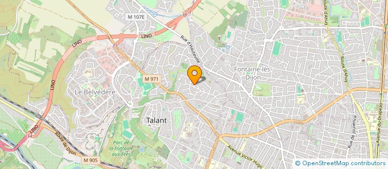 localisation de l'entreprise CONFRERIE TALANGEVIN  TALANT