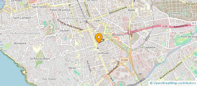 localisation de l'entreprise CONFRITEMPO INTERIM à MARSEILLE