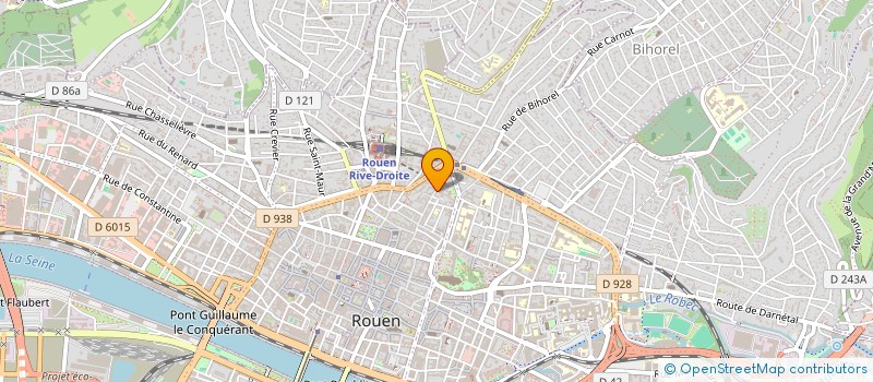 localisation de l'entreprise CONFRONTATIONS à ROUEN