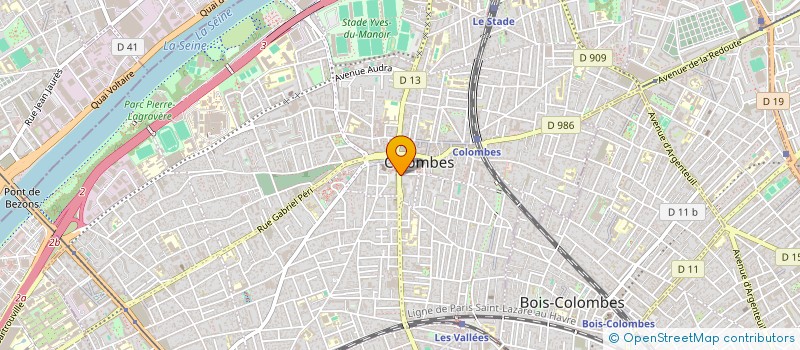 localisation de l'entreprise CONFYHOTEL à COLOMBES