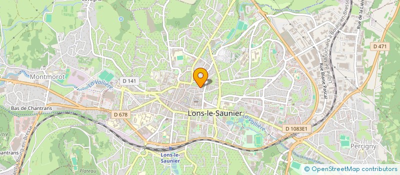 localisation de l'entreprise CONG SOEURS ST NOM JESUS MARIE  LONS-LE-SAUNIER