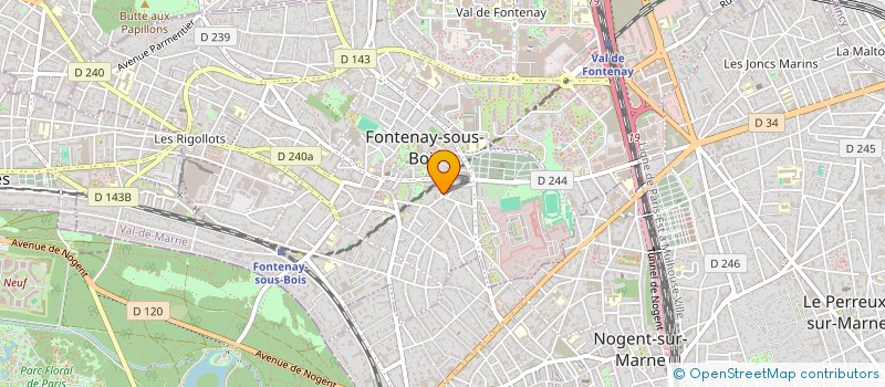 localisation de l'entreprise CONGA LOCA à FONTENAY-SOUS-BOIS